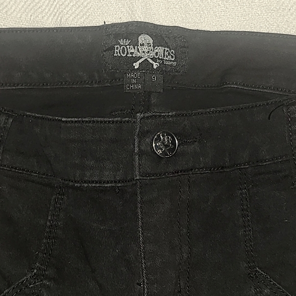 Black lace up jeans - Picture 4 of 4